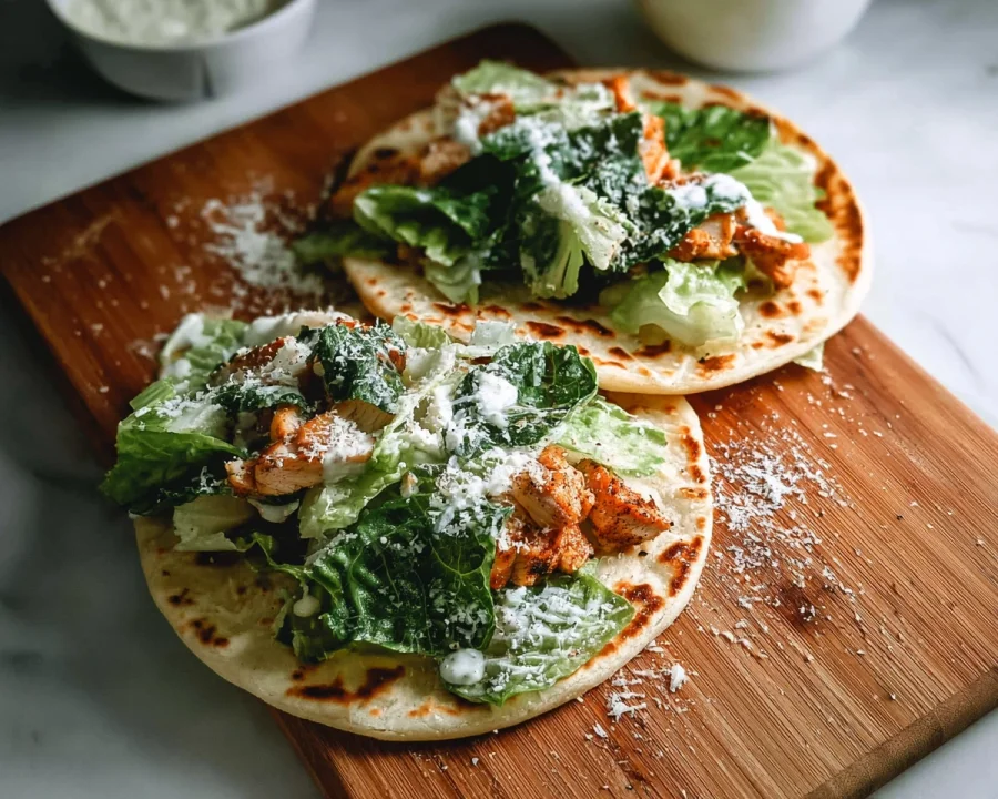 Smash Chicken Caesar Tacos: Quick Family Dinner