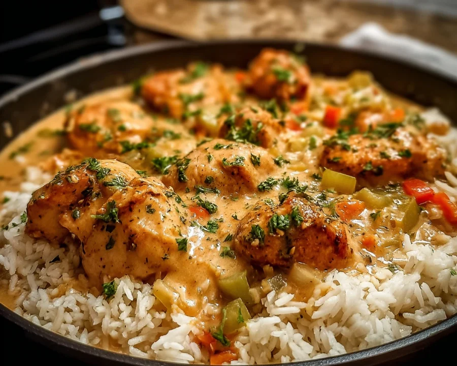 Smothered Chicken and Rice: Southern Comfort Meal