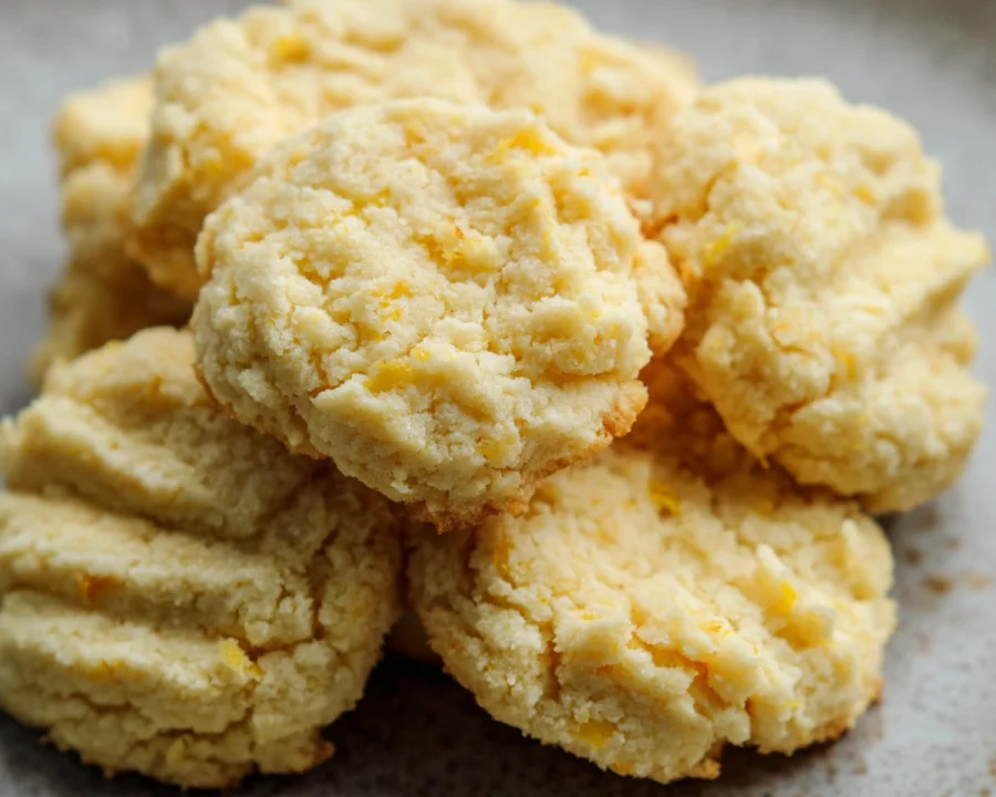 Soft Keto Cream Cheese Cookies with Lemon