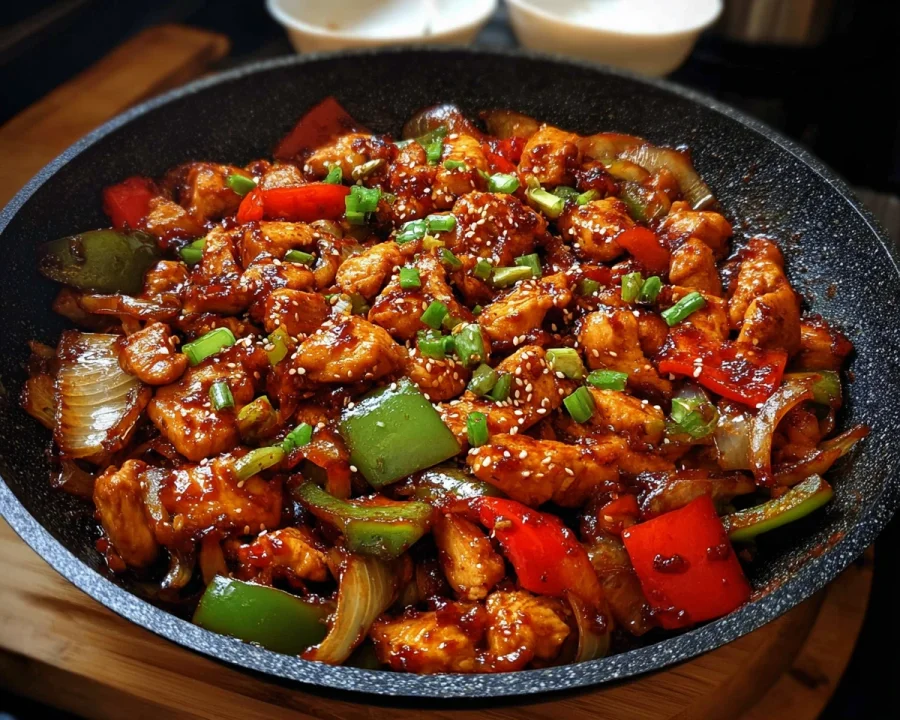 Spicy Korean Chicken Stir Fry | Quick High Protein Dinner