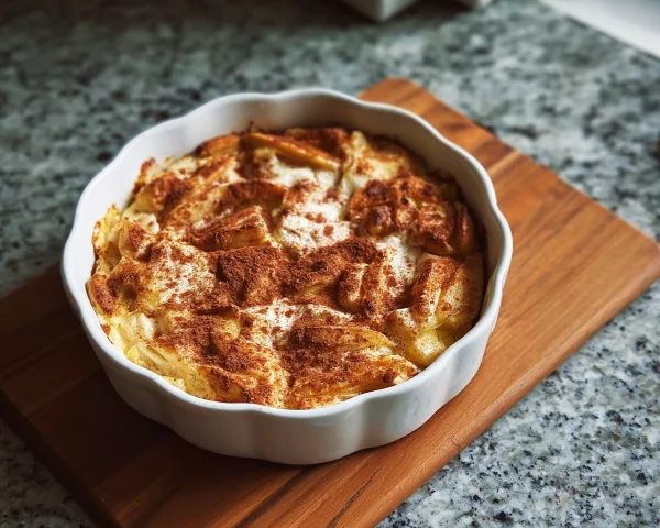 Apple Cinnamon Cottage Cheese Bake