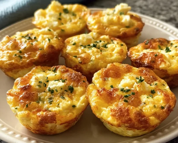 Cheesy Cottage Cheese Egg Bites in Muffin Tins