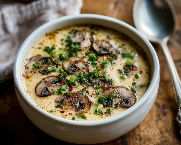 Creamy Cottage Cheese Mushroom Soup: Protein-Rich