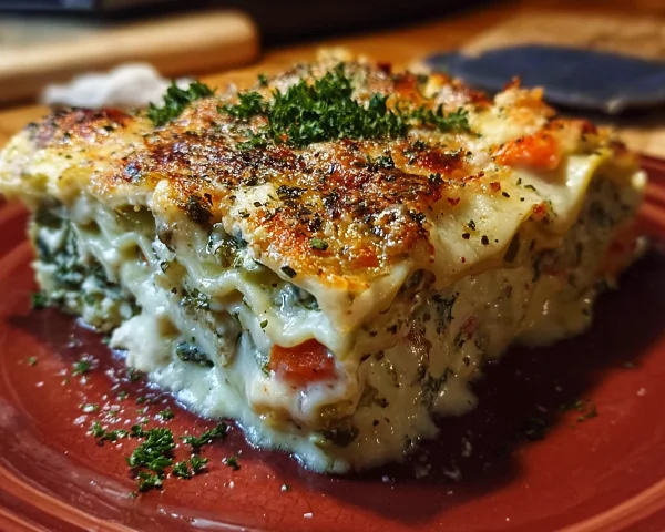 Creamy Vegetable Lasagna with White Sauce | Meal Prep Ready