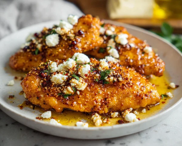 Crispy Hot Honey Feta Chicken: Quick Dinner Recipe