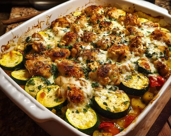 Easy Chicken Zucchini Bake: Protein-Packed One-Dish Meal