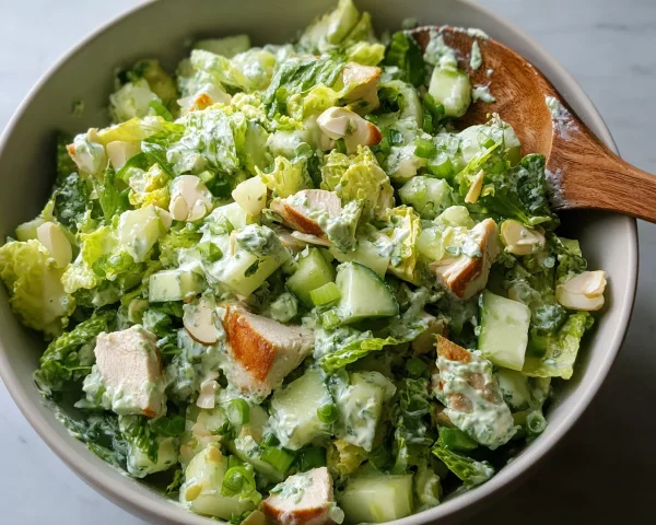 Green Goddess Salad: Creamy, Crunchy & Fresh