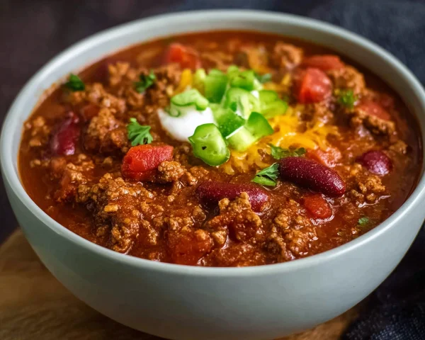 High Protein Chili for Dinner & Easy Meal Prep