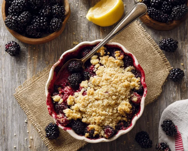 Keto Blackberry Cobbler: Low-Carb Dessert Recipe