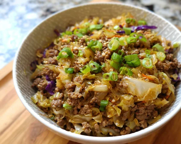 Keto Egg Roll in a Bowl: 15-Minute Low Carb Dinner