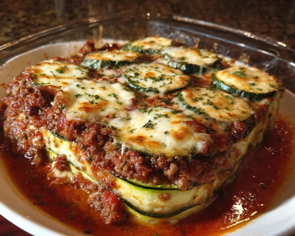 Keto Zucchini Lasagna: Low Carb & Meal Prep Ready