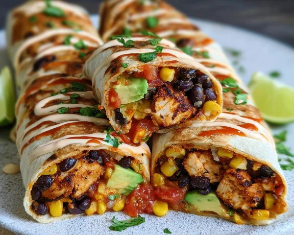 Southwest Chicken Wraps: 20-Minute High-Protein Meal