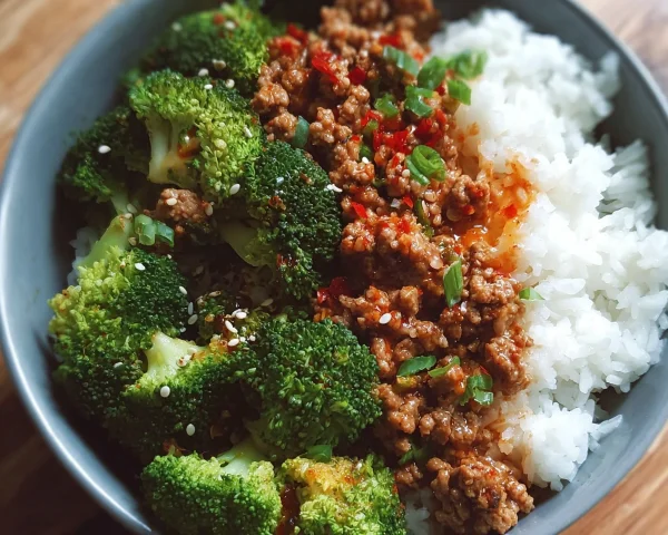 Sweet & Spicy Turkey Broccoli Bowls: Quick High-Protein