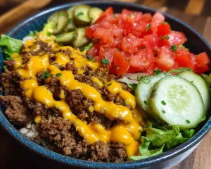 Cheeseburger Bowls